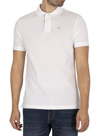 Thumbnail for Barbour Men's Tartan Pique Polo Shirt - White -  - White im Sale