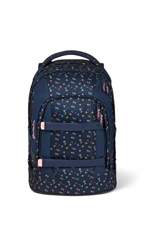 satch pack Schulrucksack Schulrucksack ab 5. Klasse ergonomisch 30L Stauraum standfest Organisationstalent Funky Friday - Dunkelblau im Sale