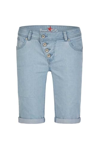 Buena Vista Hose Malibu-Short Stretch Denim in Blau, im Sale