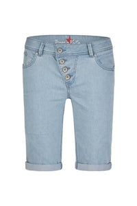 Thumbnail for Buena Vista Hose Malibu-Short Stretch Denim in Blau, im Sale