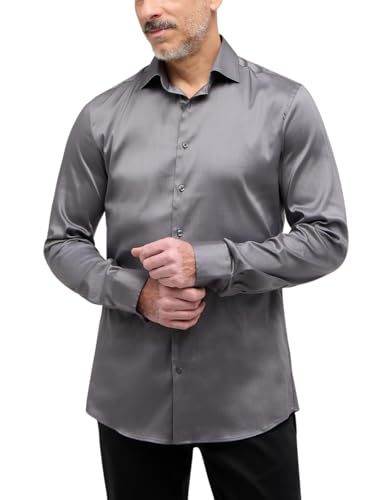 eterna Herren Performance Shirt Slim FIT 1/1 schwarz 42_H_1/1 im Sale