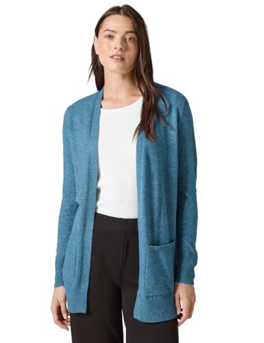 CECIL Damen B253791 Langer Cardigan, Deep Petrol,  EU im Sale