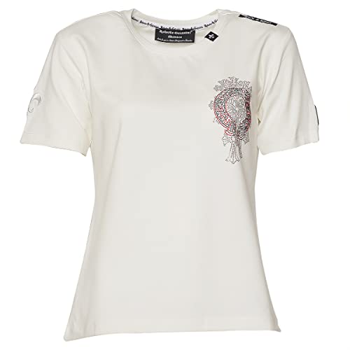 Damen T-Shirt - Ornament - Off White L im Sale