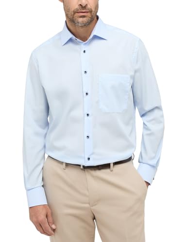 ETERNA Herren Original Shirt Comfort FIT 1/1 himmelblau 42_H_1/1 im Sale