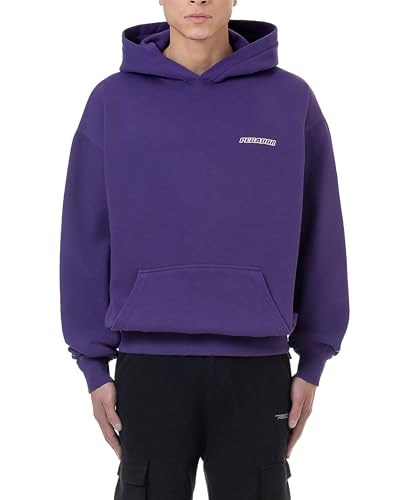 Pegador Herren Hoodie Bowin Oversized Kapuzenpullover, Purple, im Sale