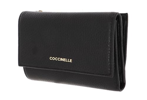 Coccinelle Metallic Soft Geldbörse Leder 14 cm im Sale