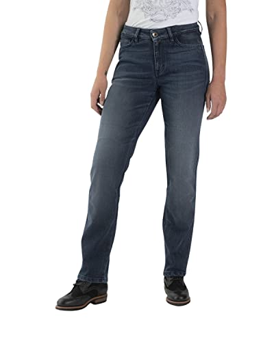 Rokker Tech Mid Straight Damen Motorradjeans, dunkelblau, Short 28 im Sale