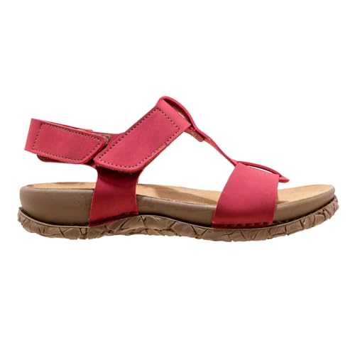 El Naturalista Damen Trekking Sandalen TABERNAS, Frauen Sandalen,Sommerschuhe,Freizeitschuhe,offene Schuhe,Strandschuhe,Tibet,42 EU / 8.5 UK im Sale