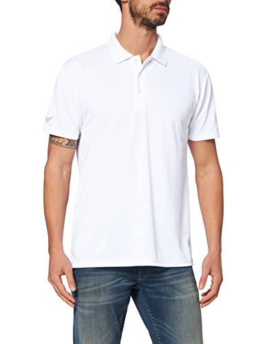 Trigema Herren 6436011 Polohemd, Weiss, im Sale