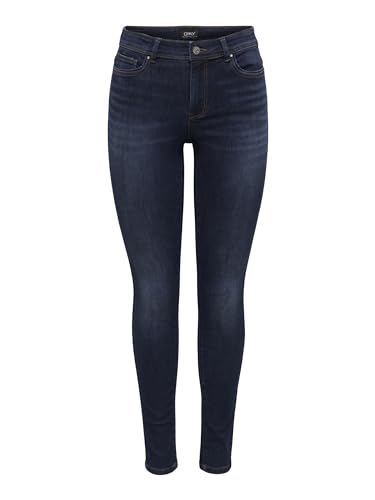 ONLY Damen Jeans ONLWAUW BJ581 Skinny Fit - Blau - Dark Blue Denim , im Sale