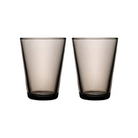 Thumbnail for Iittala 1051120 Kartio 2-er Set Gläser 40cl, Leinen, Glas im Sale