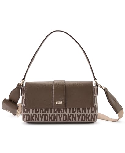 DKNY Women's Casual Demi Shoulder Bag, Beige im Sale