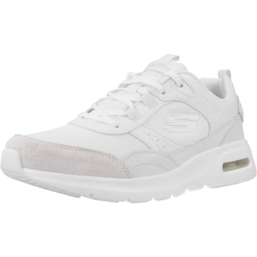 Skechers Damen Skech Air Court Cool Avenue, Weißes Leder-Mesh-Besatz, EU im Sale