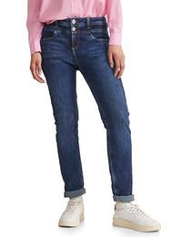 Thumbnail for Street One Damen Slim Jeans Style Jane, Mid Indigo Random Wash, 32W / 32 im Sale