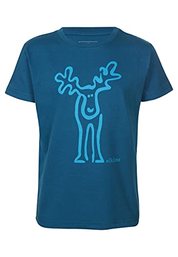 ELKLINE Jungen T-Shirt Rudölfchen 3041184, Farbe:inkblue - bluesea, im Sale