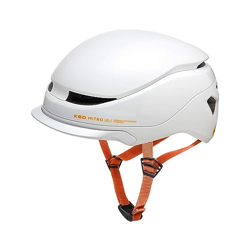 KED Unisex-Adult MITRO UE-1 Fahrradhelm, Grey Orange, M (52-58cm) im Sale