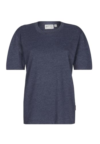 Naketano Damen T-Shirt New T-Shit, Farbe:Indigo Blue, Größe:L