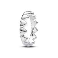 Thumbnail for PANDORA Moments Reihe von Herzen Ring aus Sterling Silber, Größe: 54, 193427C00-54 im Sale