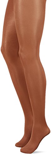 Elbeo Damen Da. Tanzstrumpfhose Doppelpack Strumpfhose, 70 DEN, Braun (Skin 4008), (2er Pack) im Sale