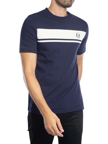 Sergio Tacchini Herren Master T-Shirt, Blau, im Sale