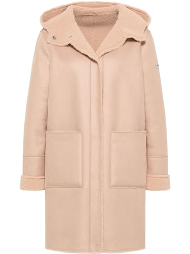 Frieda & Freddies Mantel Vegan Leder in Beige, Größe 40