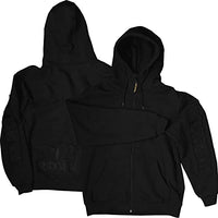 Thumbnail for Rokker Zip Hoodie (Black,XXS) im Sale