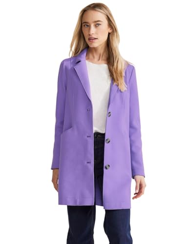 STREET ONE Damen Übergangsjacke, shiny lilac, 36 im Sale