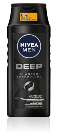 Thumbnail for NIVEA MEN Deep Shampoo, Shampoo gegen fettige Haare mit Aktivkohle, revitalisierendes Männer Shampoo für ein langanhaltendes Frischegefühl, veganes Shampoo für Tiefenreinigung (250 ml) im Sale