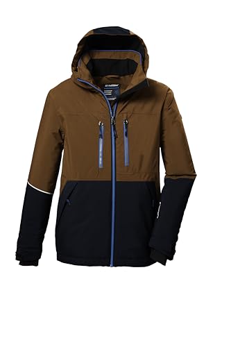 killtec Jungen Skijacke/Funktionsjacke mit Kapuze und Schneefang KSW 388 BYS SKI JCKT, dunkelnavy, 176, 42114-000 im Sale