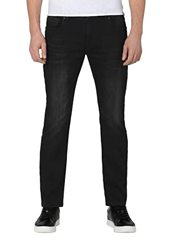 Timezone Herren Slim EduardoTZ Jeans, Black Black wash, 32/34 im Sale