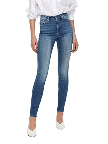 ONLY Damen Jeans ONLFOREVER REA958 - Skinny Fit - Blau - Medium Blue Denim, im Sale