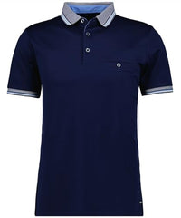 Thumbnail for RAGMAN Herren Polo Uni mit Kontrastdetails, mercerisiert , Bordeaux-685 im Sale