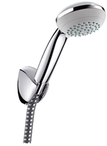 hansgrohe Crometta 85 Duschkopf, inkl. Duschkopfhalter, 2 Strahlarten, Chrom im Sale