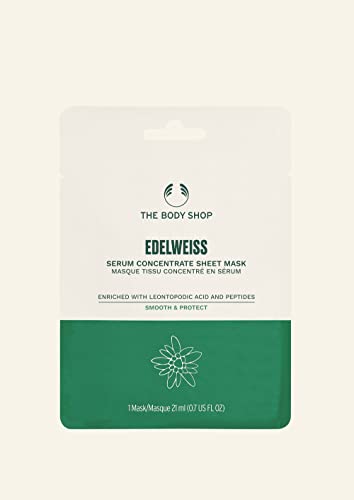 The Body Shop Serum Concentrate Sheet Mask - EDELWEISS Smooth & Protect 1 Mask