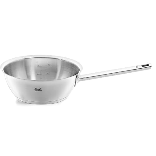 Fissler Original-Profi Collection / Edelstahl-Sauteuse (1,9 L, Ø 20 cm) mit Schüttrand und Innenskalierung - Induktion, Silber im Sale