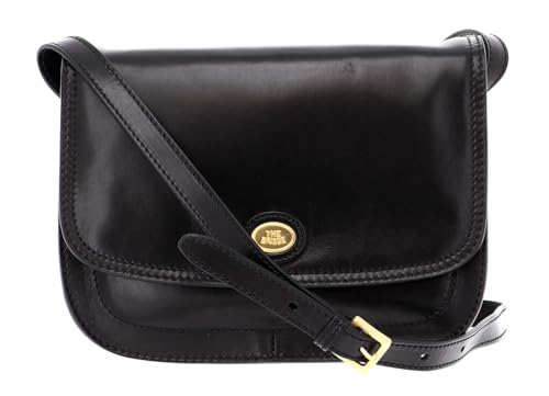 The Bridge Story Donna - Schultertasche Leder 27 cm black im Sale