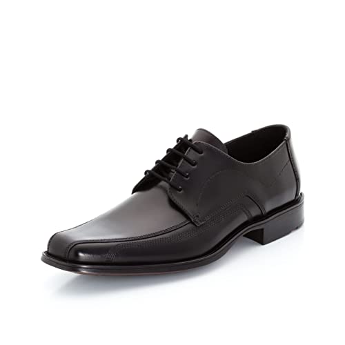 LLOYD Herren Schnürhalbschuhe Dagan, Männer Businessschuhe,Derby,Normalweit,Anzugschuhe,schnürung,Office,büro,Freizeit,SCHWARZ,41 EU / 7.5 UK im Sale