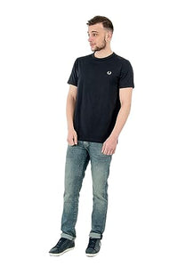 Thumbnail for T-SHIRT GIROCOLLO UOMO FRED PERRY BLACK im Sale