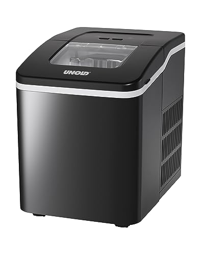 UNOLD 48935 Eiswürfelbereiter Freeze - mit 1,6 Füllmenge120 W, 60 Eiswürfel in 1 Std., Kontrollleuchte, Reinigungsfunktion, BPA-frei, klare Eiswürfel, Fassungsvermögen 700 g im Sale