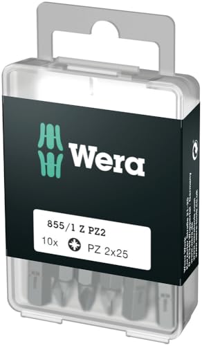 Wera Bit-Sortiment, 855/1 Z PZ 2 DIY, PZ 2 x 25 mm (10 Bits pro Box), 05072404001 im Sale