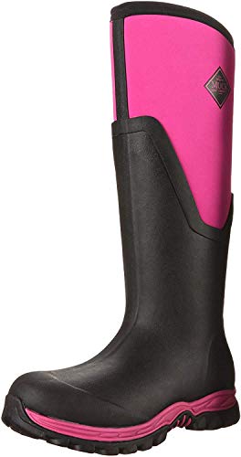 Muck Boots Damen Arctic Sport Ii Tall Gummistiefel, Pink (Black/pink) im Sale