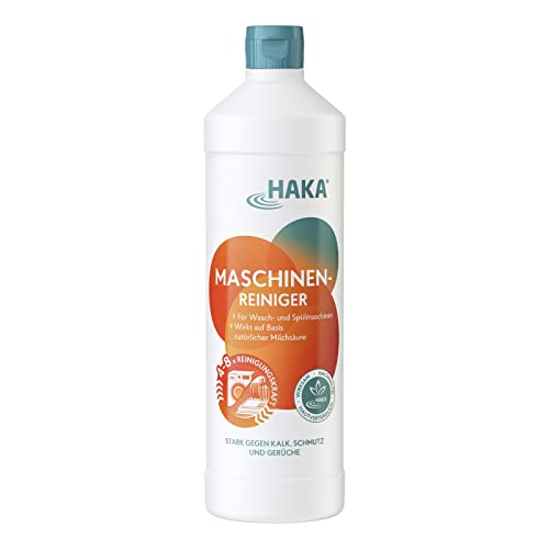 HAKA Maschinenreiniger für Geschirrspüler, Waschmaschine gegen Kalk, Schmutz, Gerüche, 1 l im Sale