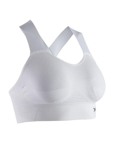 X-Bionic Damen Energizer 4.0 Victoria Bra Sport BH Bustier Bralette Ohne Bügel Fitness Training Lauf Joggen Yoga, Arctic White, XL im Sale