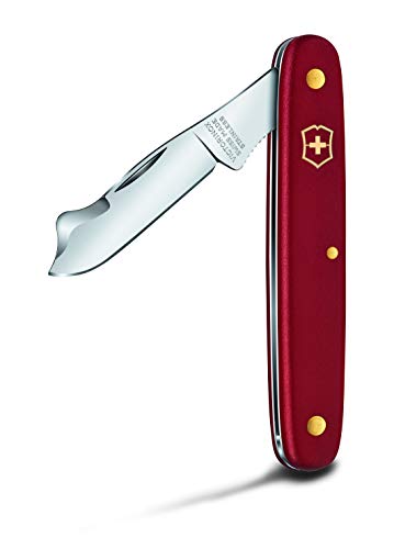 Victorinox, Okuliermesser Kombi S, Garten Taschenmesser, Gärtner und Floristen, Klinge, spitz, Rindenlöser, rot im Sale