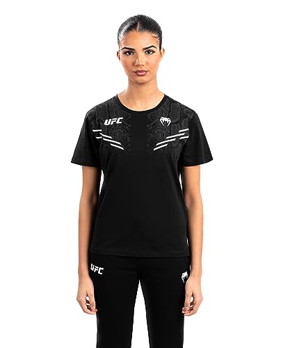 Venum, UFC Adrenaline by Venum Replica Damen Kurzarm T-shirt, Damen, M, Schwarz im Sale