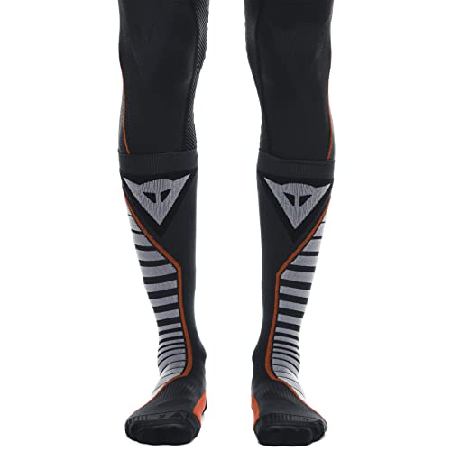 Dainese Thermo Long Socks, Motorrad Thermo Socken Lang Winter, für Damen und Herren, Schwarz/Rot, EU 42-44 im Sale