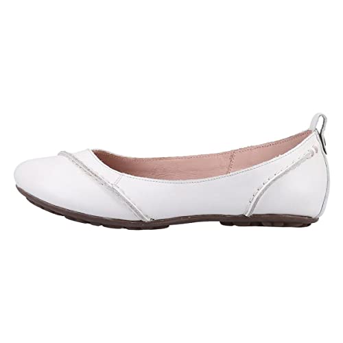 Hush Puppies Damen Janessa Ballerinas, weiß, 35.5 EU