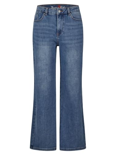 Buena Vista Damen Jeans Wide Leg (DE/NL/SE/PL, Alphanumerisch, S, Regular, Regular, mid Stone) im Sale