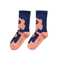 Thumbnail for Marimekko Pirtti Unikko Ankle Socks, Socken. Rosa/Navy, Gr.40-42 im Sale