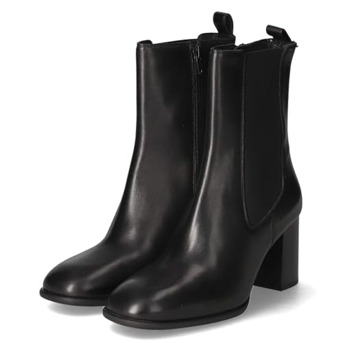 Unisa Damen Stiefeletten Schwarz Leder & Textil 39 im Sale